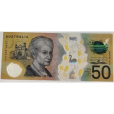 AUSTRALIA 2018 . FIFTY 50 DOLLARS BANKNOTE . LOWE/FRASER . FIRST PREFIX AA